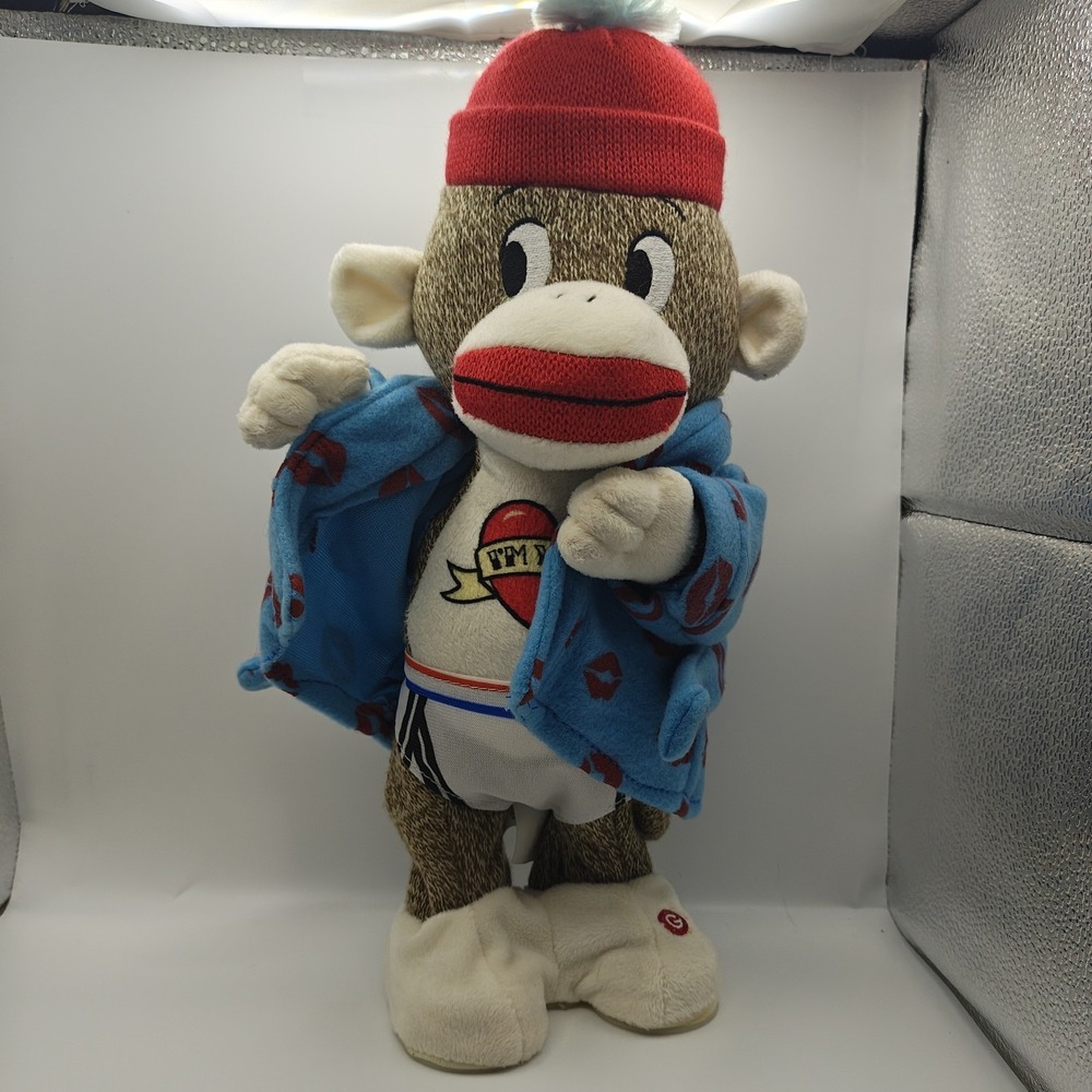 I'm To Sexy For My Shirt Singing Dancing Monkey [Tested Working] D52